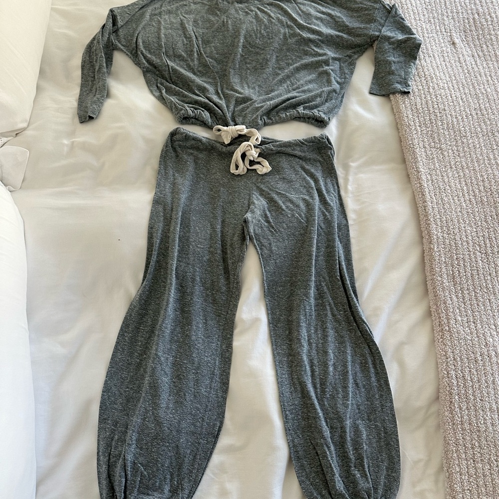 Eberjey Heather Gray Lounge Set